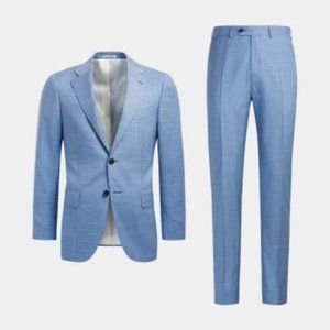 SUITSUPPLY  Light Blue Lazio Suit
